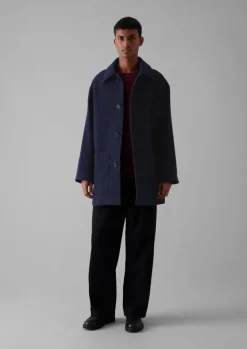 Outlet Relaxed Wool Coat Coats & Jackets