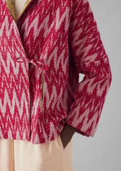 Outlet Repurposed Ikat Kantha Jacket Women Gowns|Nightwear