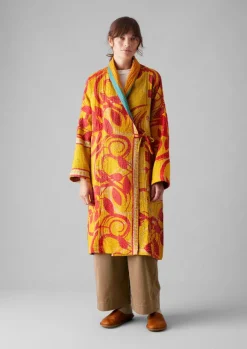 Best Repurposed Kantha Coat Women Gowns|Nightwear