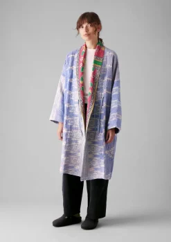 Clearance Repurposed Kantha Coat Women Gowns|Nightwear