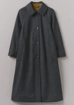 Reversible Cotton Wool Coat Women Coats & Jackets