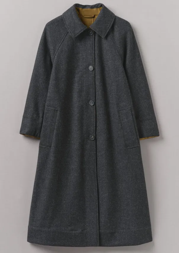 Reversible Cotton Wool Coat Women Coats & Jackets