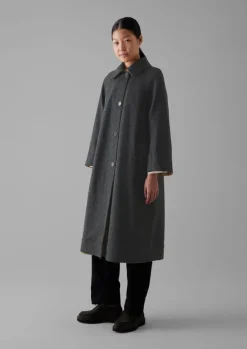 Reversible Cotton Wool Coat Women Coats & Jackets