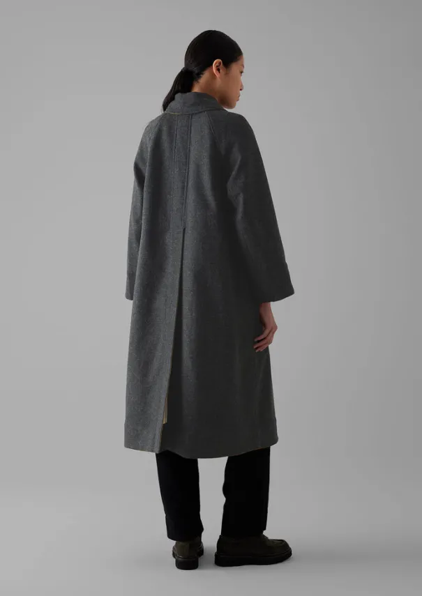 Reversible Cotton Wool Coat Women Coats & Jackets