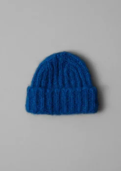 Hot Ribbed Mohair Beanie Women Hats, Scarves & Gloves