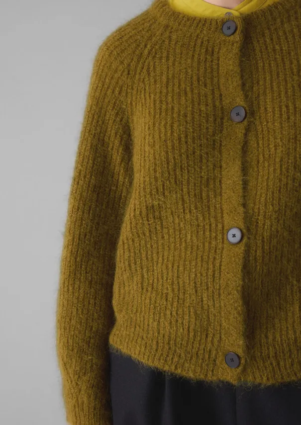 Discount Ribbed Mohair Blend Cardigan Women Cashmere|Knitwear