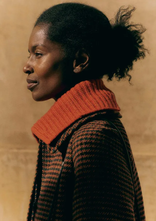 New Ribbed Wool Cashmere Snood Women Hats, Scarves & Gloves|Cashmere