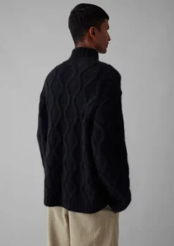 New Roll Neck Cable Knit Sweater Knitwear