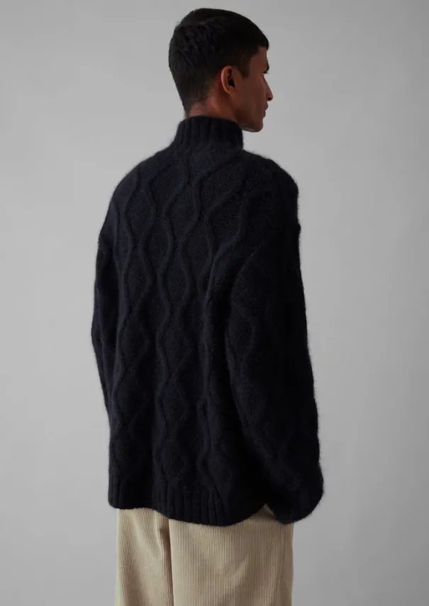 New Roll Neck Cable Knit Sweater Knitwear