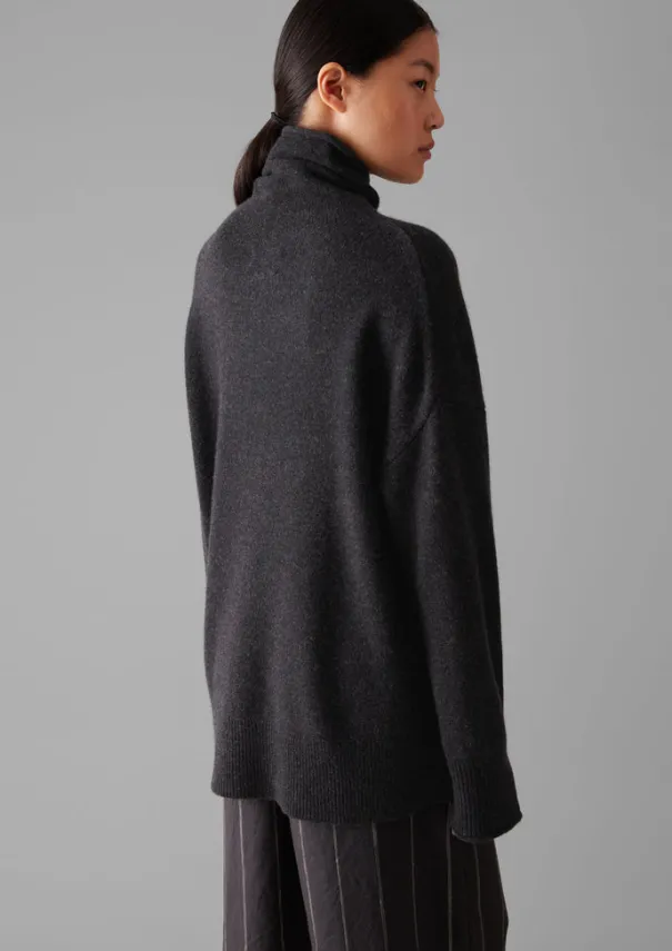 Hot Roll Neck Wool Cashmere Sweater Women Cashmere|Loungewear