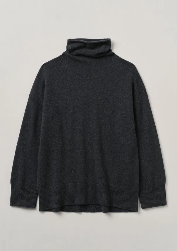 Hot Roll Neck Wool Cashmere Sweater Women Cashmere|Loungewear