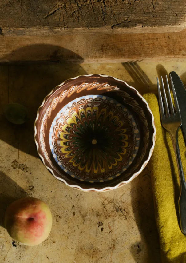 Sale Romanian Horezu Bowl Ceramics