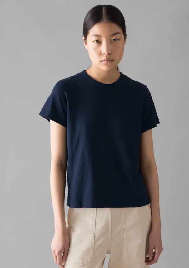 Sadie Organic Cotton Boy Tee Women Jersey|Tops & Tees