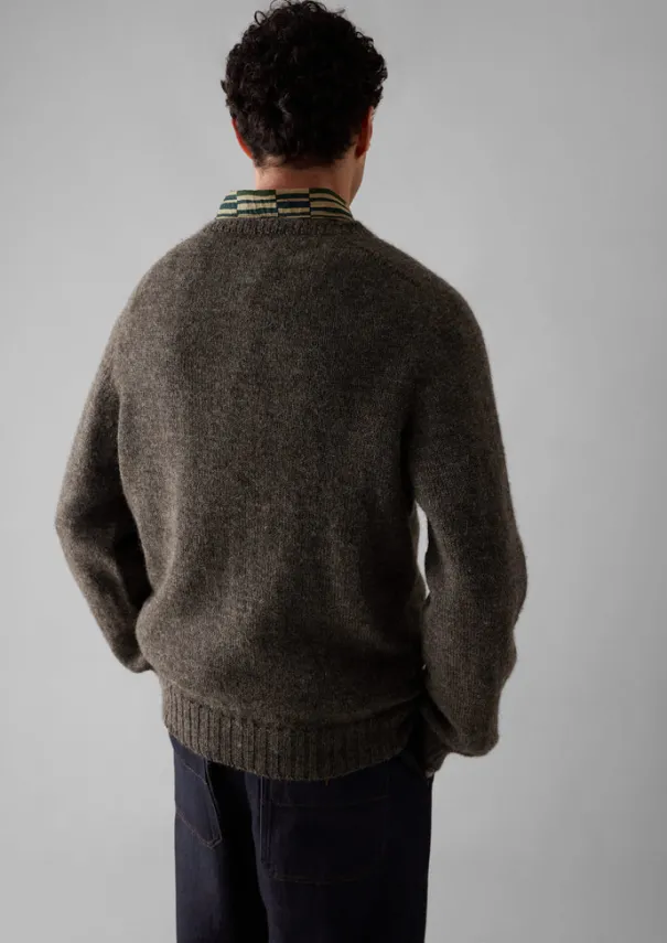 New Seamless Shetland Wool Sweater Knitwear