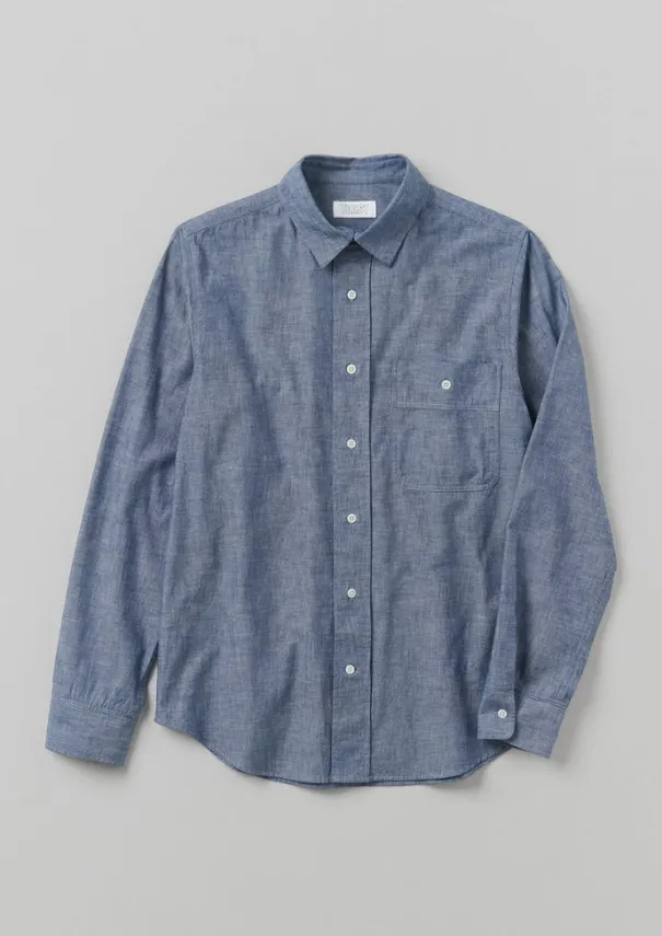 Hot Selvedge Cotton Chambray Shirt Shirts