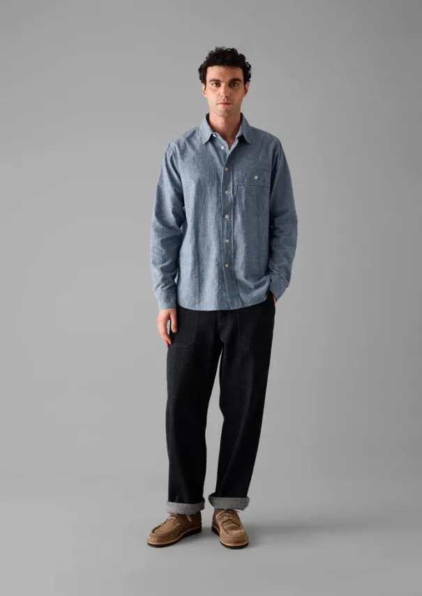Hot Selvedge Cotton Chambray Shirt Shirts