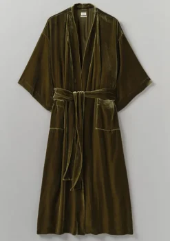 Outlet Silk Velvet Gown Women Velvet|Gowns