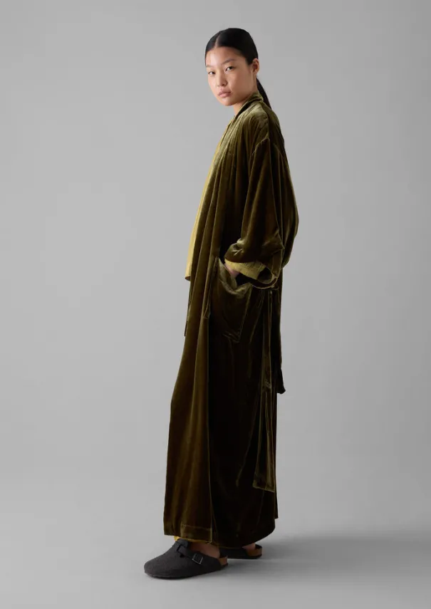 Outlet Silk Velvet Gown Women Velvet|Gowns