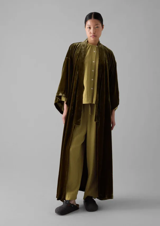 Outlet Silk Velvet Gown Women Velvet|Gowns