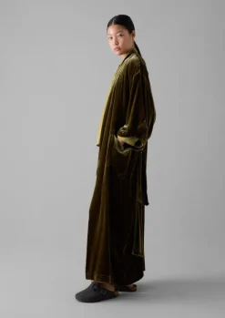 Outlet Silk Velvet Gown Women Velvet|Gowns