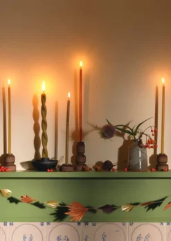 Hot Skar Organics Beeswax Twist Dinner Candle Candles & Holders