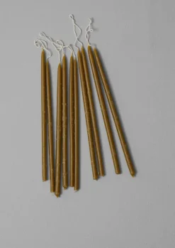 Sale Skar Organics Slim Beeswax Dinner Candle Set Candles & Holders