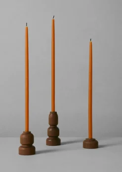 Skar Organics Slim Beeswax Dinner Candle Set Candles & Holders