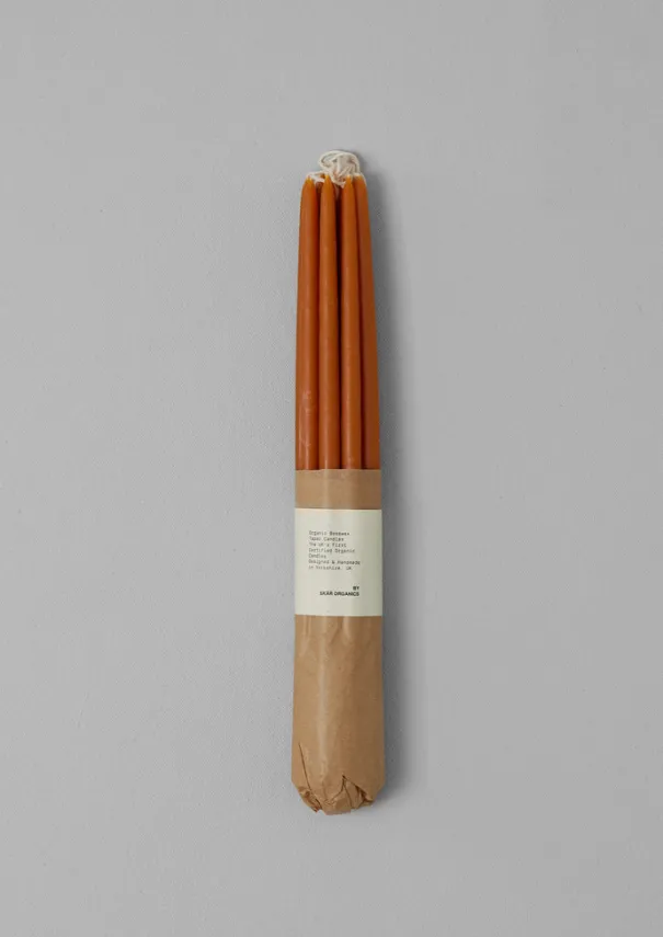 Skar Organics Slim Beeswax Dinner Candle Set Candles & Holders