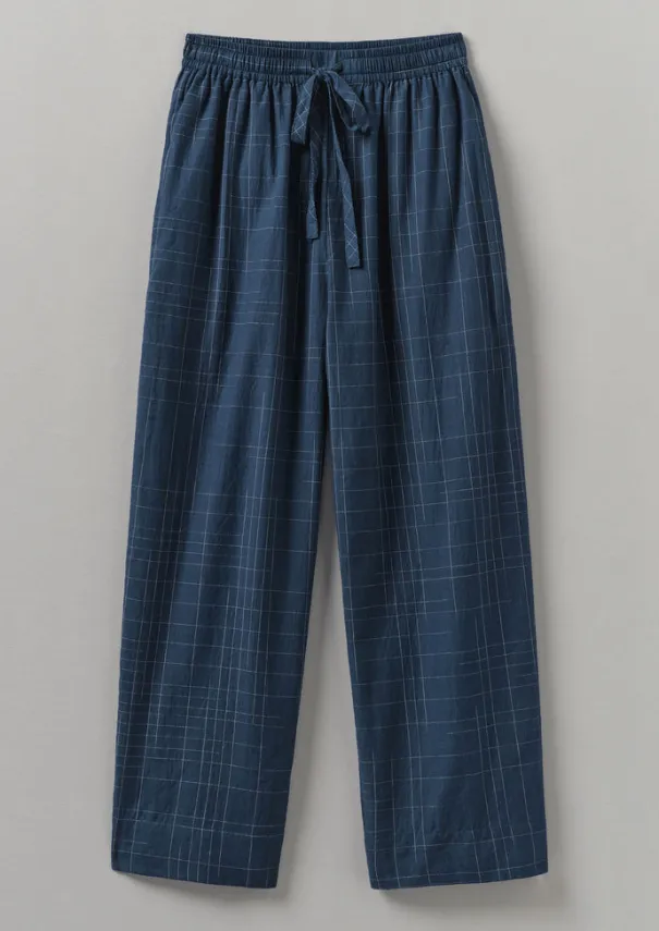 Clearance Sketched Check Cotton Pyjama Trousers Women Nightwear