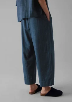 Clearance Sketched Check Cotton Pyjama Trousers Women Nightwear