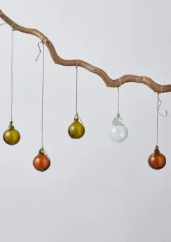 Hot Small Hand Blown Glass Bauble Set Glass|Christmas Decorations