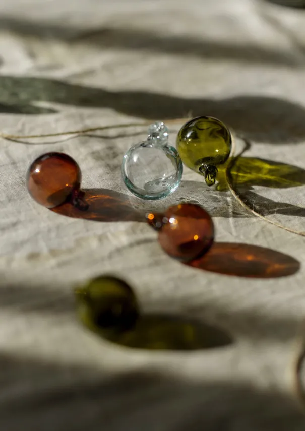 Hot Small Hand Blown Glass Bauble Set Glass|Christmas Decorations