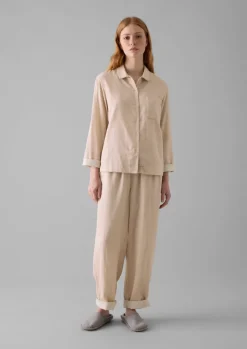 Online Soft Double Faced Cotton Pyjamas Women Nightwear