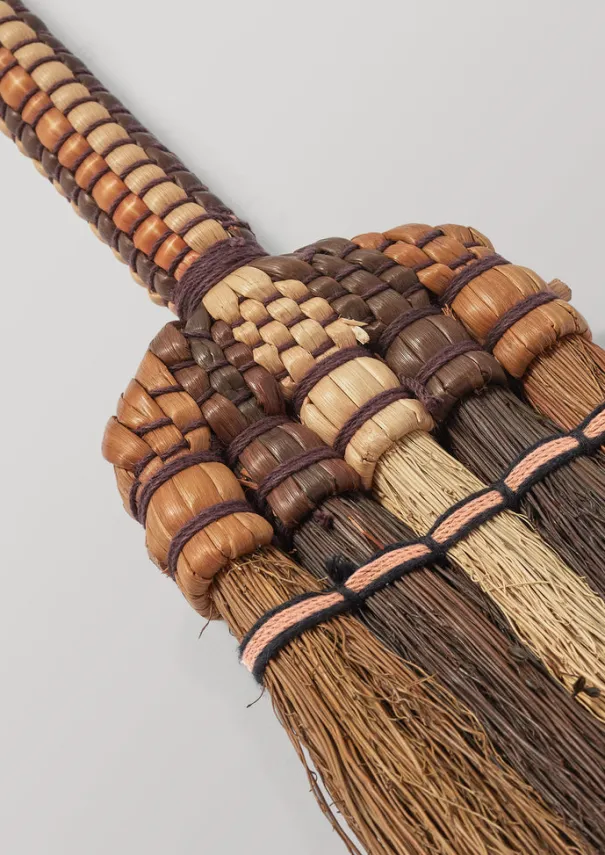 Best Sorghum Stripe Short Handled Brush Outdoor|Kitchen