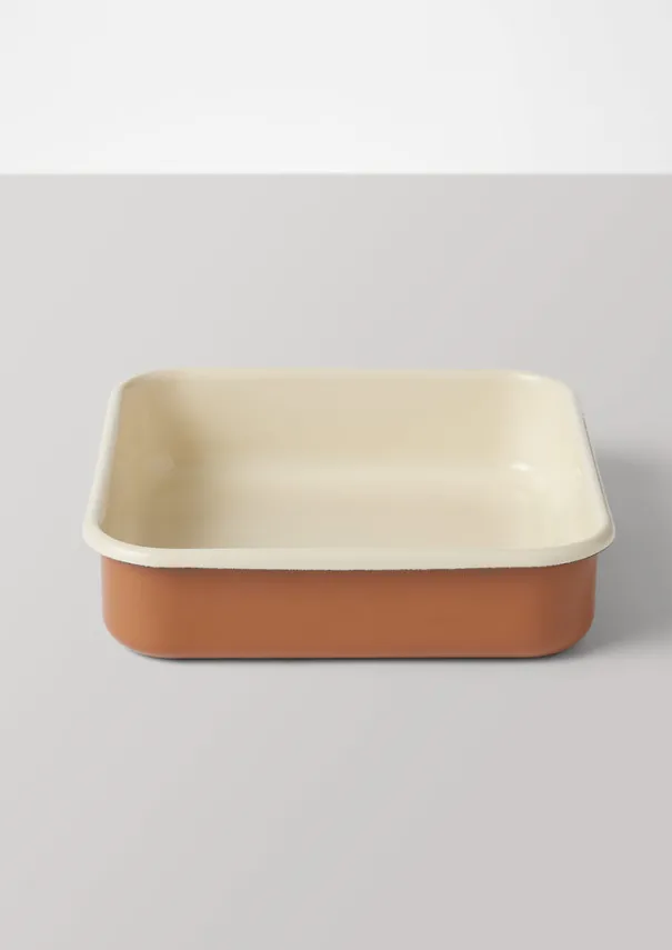 Discount Square Enamel Oven Dish Outdoor