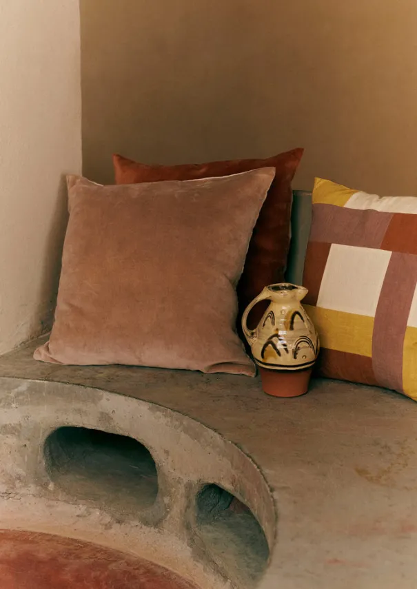 Outlet Square Velvet Cushion Cover Textiles|Cushions & Covers