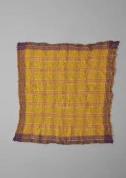 Sale Stellar Boiled Wool Check Scarf Women Hats, Scarves & Gloves