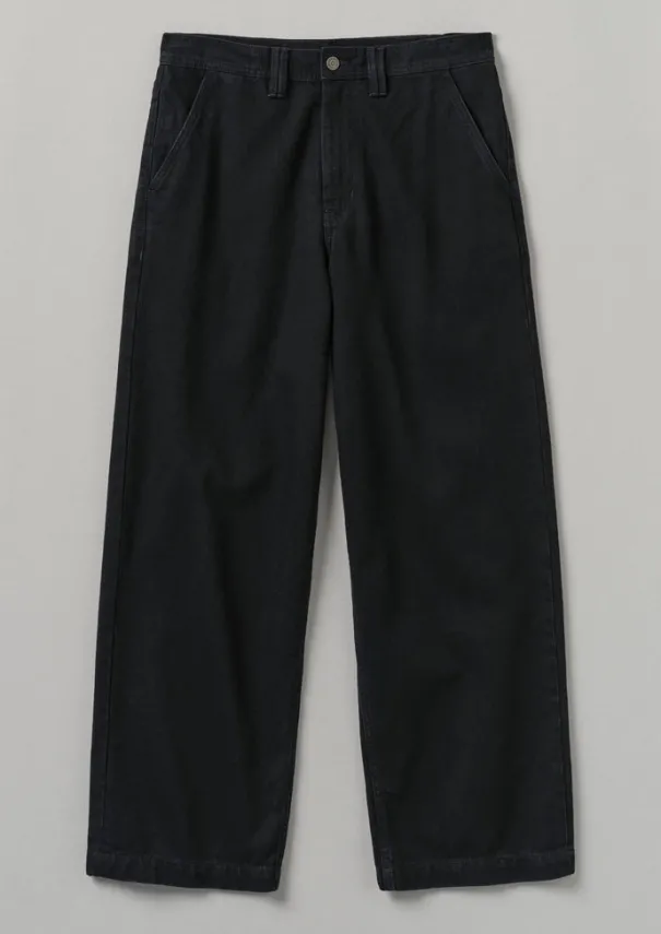 Online Straight Leg Denim Trousers Denim|Trousers