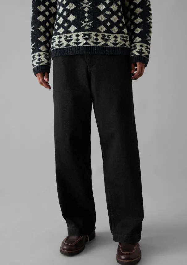Online Straight Leg Denim Trousers Denim|Trousers