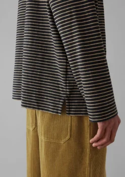 Online Stripe Cotton Jersey Long Sleeve Tee Tops & Tees