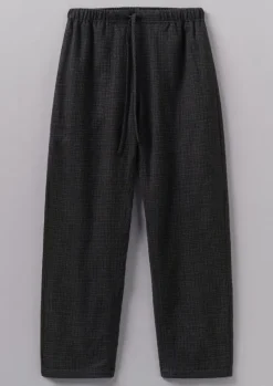 Best Suki Wool Cotton Seersucker Check Trousers Women Trousers