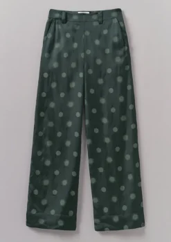 Online Sun and Moon Jacquard Trousers Women Trousers