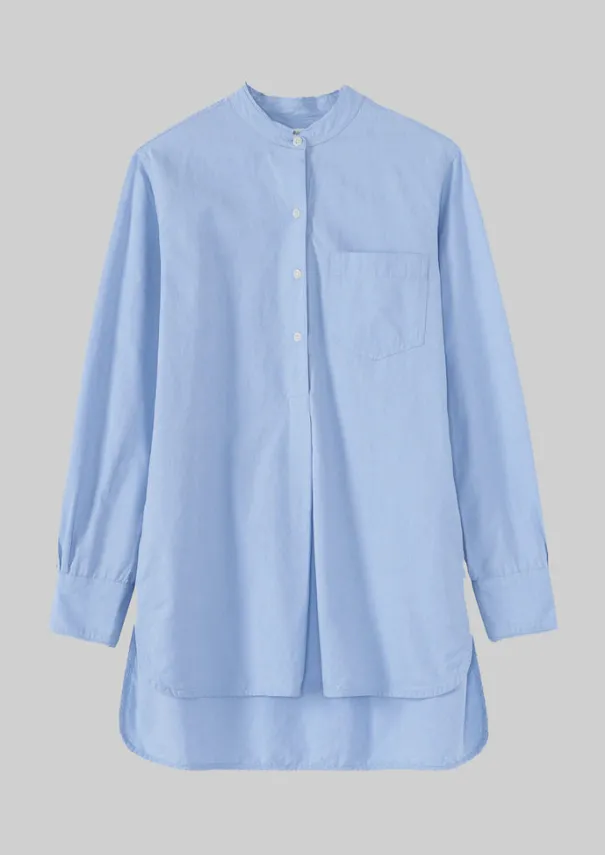 Hot Taro Cotton Oxford Long Shirt Women Workwear|Shirts