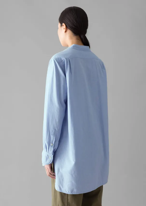 Hot Taro Cotton Oxford Long Shirt Women Workwear|Shirts