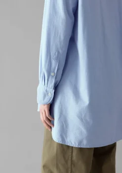 Hot Taro Cotton Oxford Long Shirt Women Workwear|Shirts