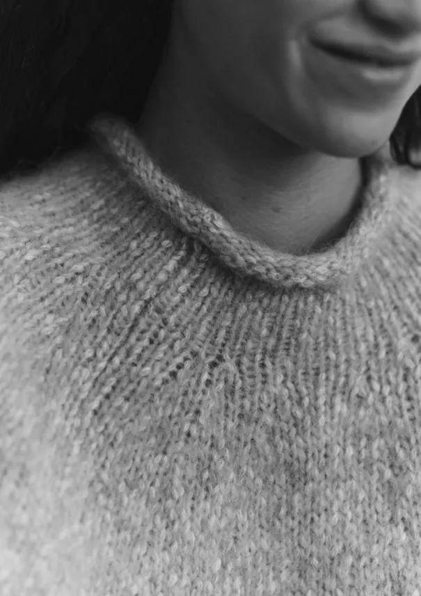 Sale Textured Cotton Alpaca Sweater Women Jersey|Loungewear