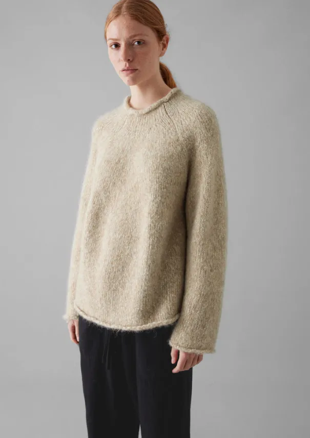 Sale Textured Cotton Alpaca Sweater Women Jersey|Loungewear
