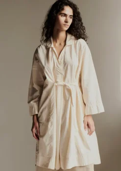 Hot Textured Cotton Poplin Wrap Shirt Women Tops & Tees
