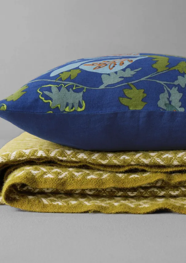 Trailing Foliage Linen Cushion Cover Textiles|Cushions & Covers