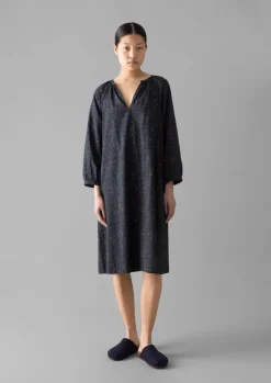 Discount Trellis Floral Block Print Nightdress Women Nightwear|Loungewear